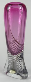 ADAM JABLONSKI STUDIO ART GLASS VASE