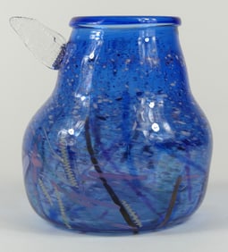 BRUCE PIZZICHILLO & DARI GORDON ART GLASS VASE