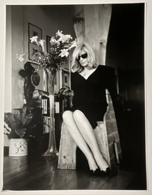 HELMUT NEWTON 'WOMAN IN CHAIR' PHOTO-LITHO