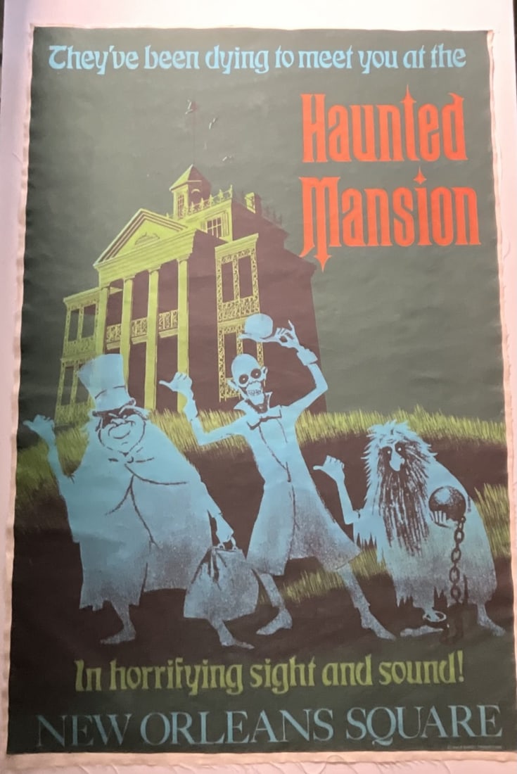 WALT DISNEY HAUNTED MANSION NEW ORLEANS POSTER (1 of 7)