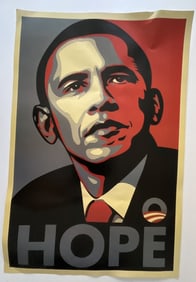 SHEPARD FAIREY 'BARACK OBAMA HOPE' POSTER