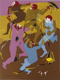 JACOB LAWRENCE 'HIROSHIMA' SIGNED SCREENPRINT
