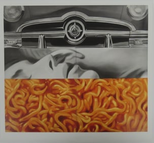 JAMES ROSENQUIST 'I LOVE YOU...' OFFSET LITHOGRAPH