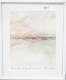 ABSTRACT LANDSCAPE OFFSET LITHOGRAPH