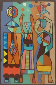 MAYEU PASSA 'LES JONGLEURS' LITHOGRAPH