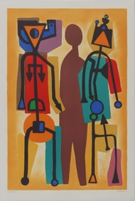 MAYEU PASSA 'L'ADIEU' LITHOGRAPH