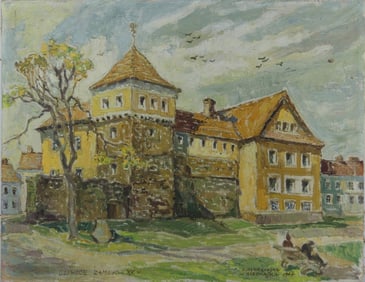 IRENA NOWAKOWSKA ACEDANSKA OIL PAINTING ON CANVAS