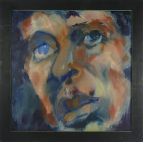 PORTRAIT OIL PAINTING ON CANVAS SIGNED