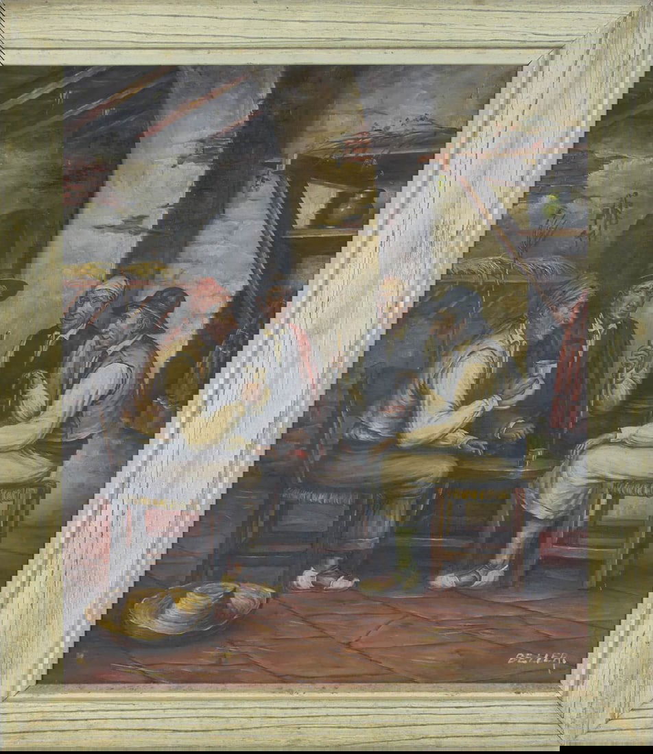 IGNACIO BELLER 'SIESTA' OIL PAINTING ON CANVAS (1 of 6)