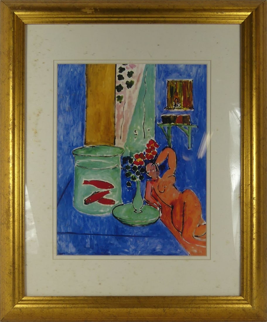 HENRI MATISSE 'GOLDFISH & SCULPTURE' OFFSET LITHO (1 of 6)