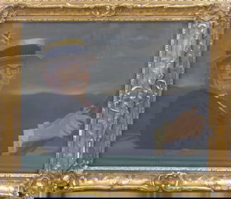 TEDDY ROOSEVELT OIL PAINTING ON CANVAS