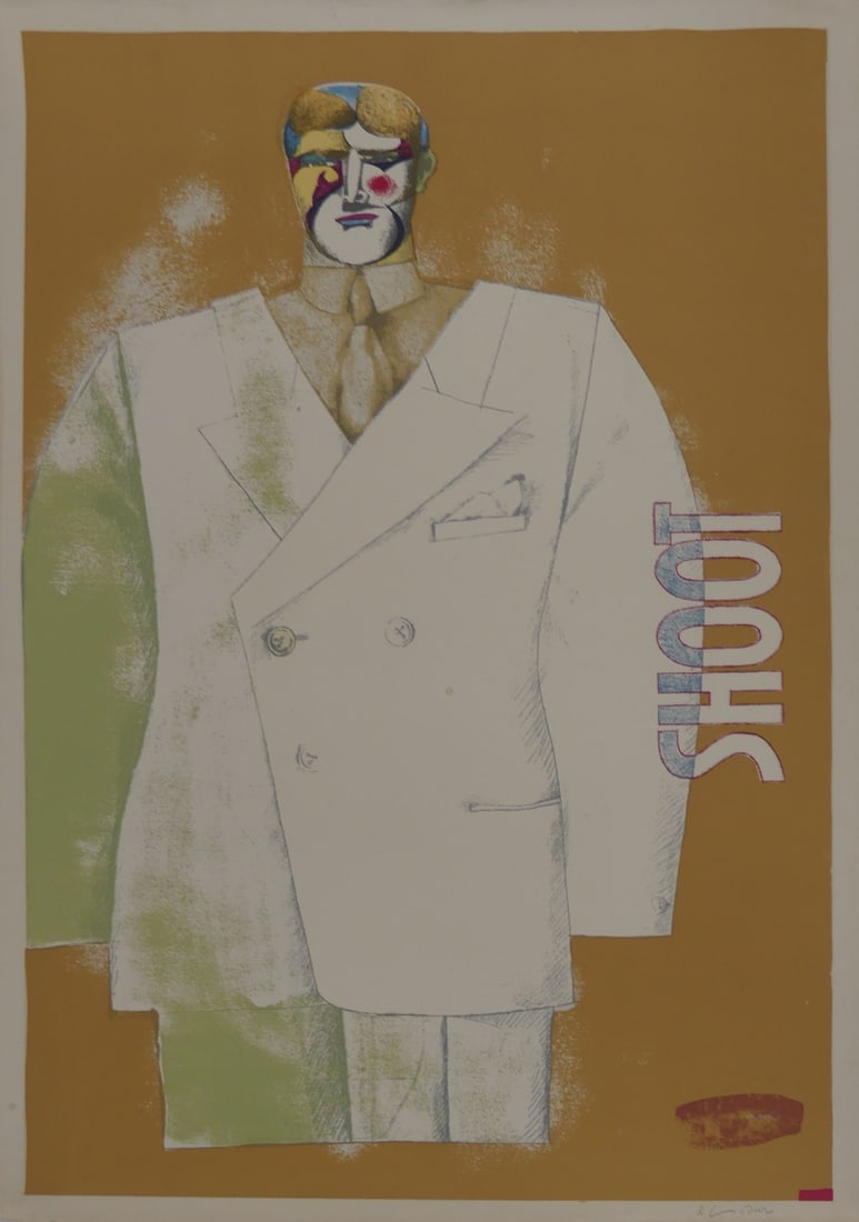 RICHARD LINDNER 'SHOOT' LITHOGRAPH (1 of 6)