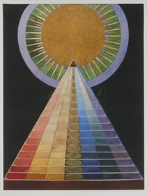 HILMA AF KLINT 'ALTARPIECE' OFFSET LITHOGRAPH