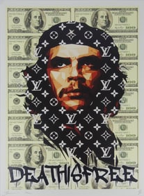 DEATH NYC CHE LOUIS VUITTON $100 LITHOGRAPH