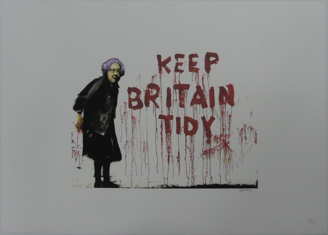 BANKSY 'KEEP BRITAIN TIDY' LITHOGRAPH (1 of 4)