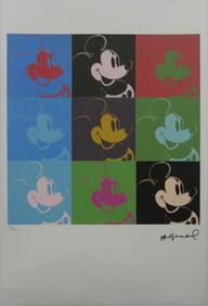 ANDY WARHOL 'MICKEY MOUSE' LITHOGRAPH