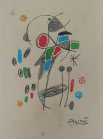 AFTER JOAN MIRO MARAVILLAS ACROSTICAS MIXED MEDIA