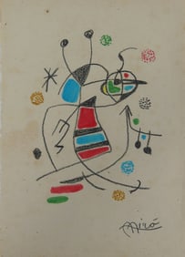 AFTER JOAN MIRO MARAVILLAS ACROSTICAS MIXED MEDIA