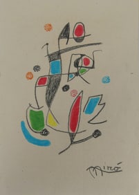 AFTER JOAN MIRO MARAVILLAS ACROSTICAS MIXED MEDIA