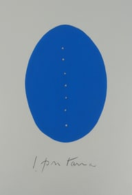 LUCIO FONTANA (MANNER) 'CONCETTO SPAZIALE' GOUACHE