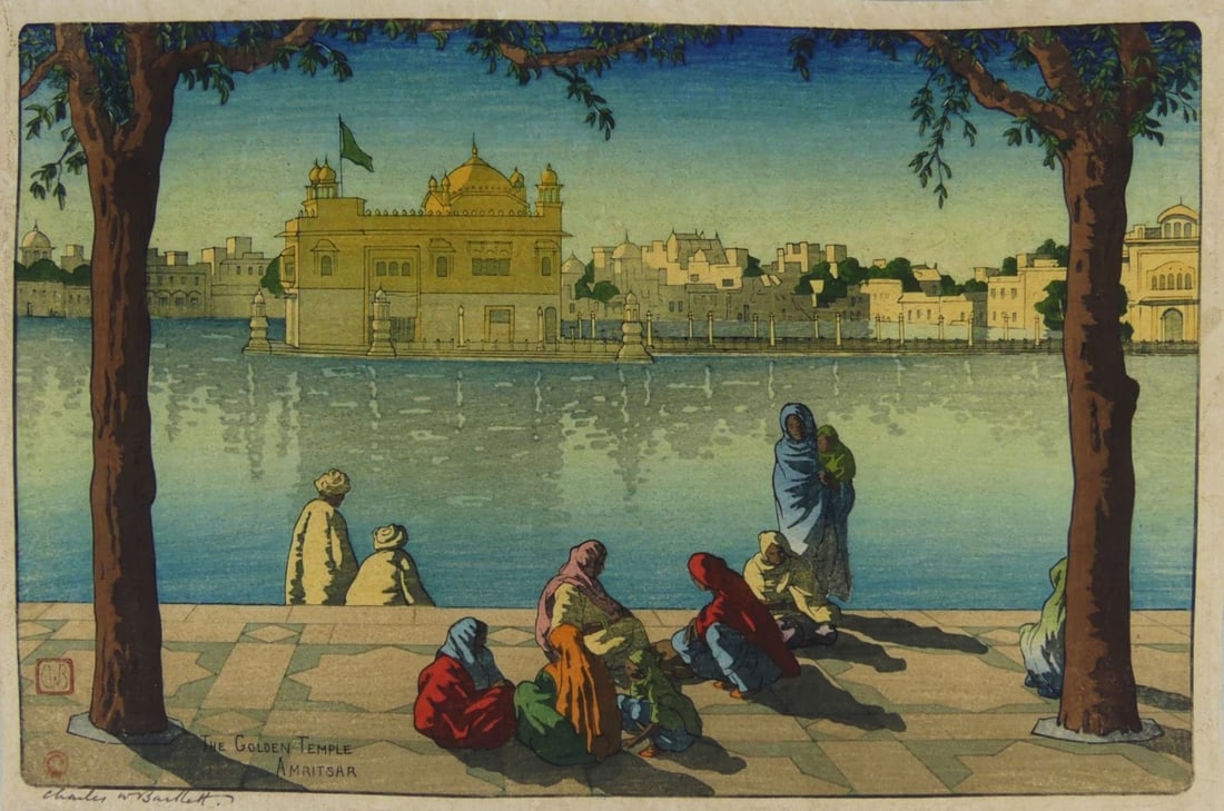 CHARLES BARTLETT 'THE GOLDEN TEMPLE' (1 of 4)
