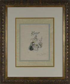 MARC CHAGALL 'KING DAVID' SIGNED LITHOGRAPH
