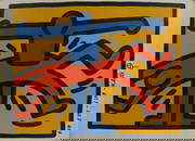 KEITH HARING 'POP SHOP VI, PLATE I' SCREENPRINT