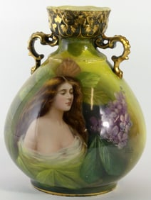 ROYAL BONN PORCELAIN PORTRAIT VASE