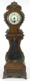 ANTIQUE FRENCH MINIATURE GRANDFATHER CLOCK
