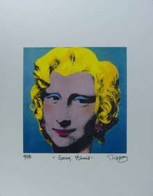 NELSON DE LA NUEZ 'GOING BLOND' LITHOGRAPH