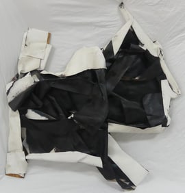 STEVEN PARRINO ACRYLIC ON SHAPED CANVAS 1985