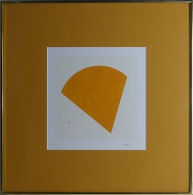 ELLSWORTH KELLY 'ORANGE' SIGNED LITHOGRAPH