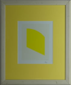 ELLSWORTH KELLY 'YELLOW' SIGNED LITHOGRAPH