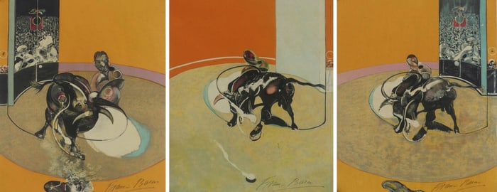 FRANCIS BACON 'STUDY FOR A BULLFIGHT' TRIPTYCH