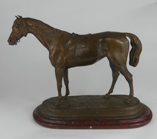 JULES MOIGNIEZ 'HORSE' BRONZE SCULPTURE