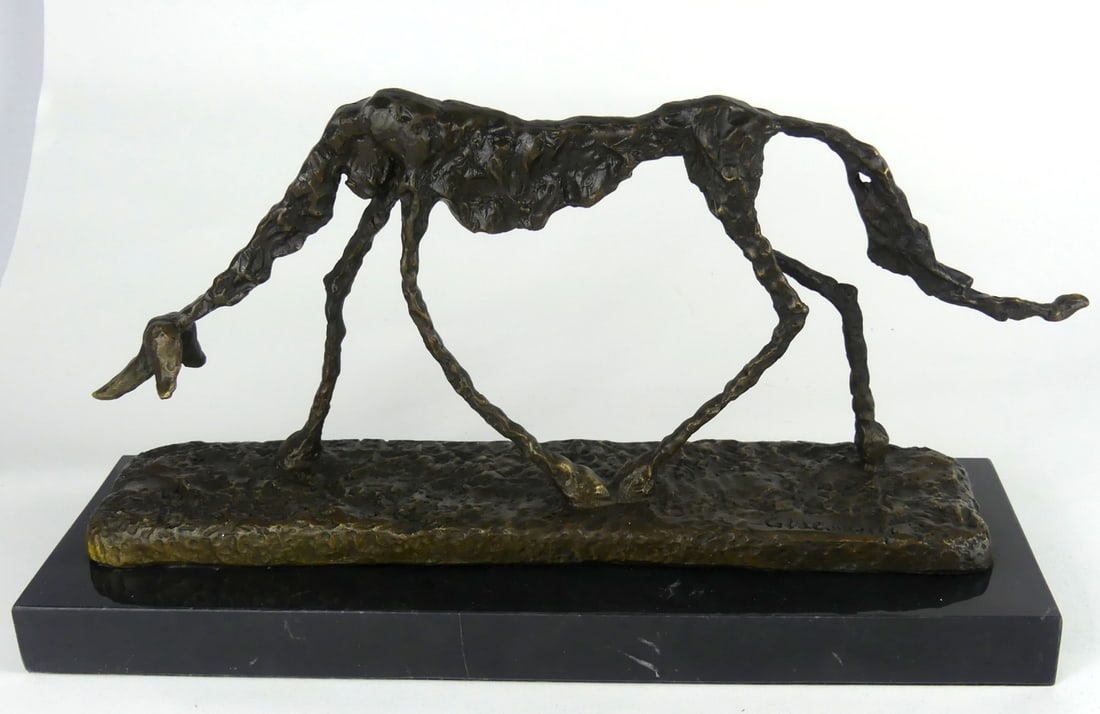 ALBERTO GIACOMETTI 'LE CHIEN' BRONZE SCULPTURE (1 of 8)