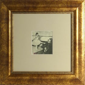 EDGAR DEGAS 'THE DANCE LESSON' HELIOGRAVURE
