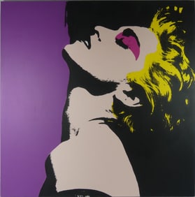 STEVE KAUFMAN 'MADONNA' ACRYLIC & SILKSCREEN