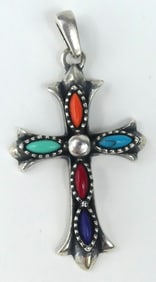 ELVIS PRESLEY OWNED STERLING SILVER CROSS PENDANT