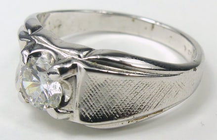 ELVIS PRESLEY OWNED STERLING & CZ RING