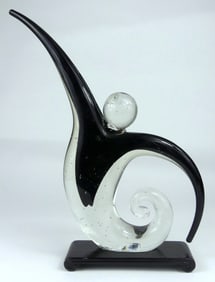 MURANO SOMMERSO STYLE GLASS FIGURE