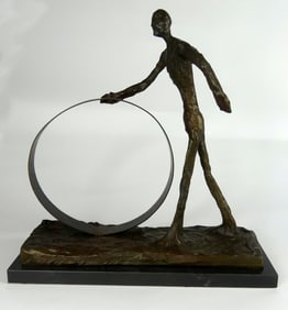 ALBERTO GIACOMETTI 'HOMME QUI MARCHE' BRONZE
