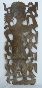 J.P. BERNARD HAITIAN METAL WALL SCULPTURE