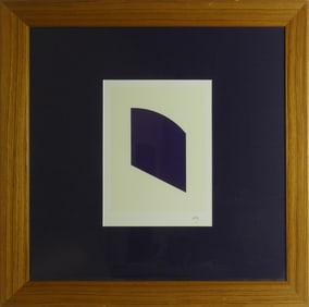 ELLSWORTH KELLY 'PURPLE' FROM THE FOURTH CURVE