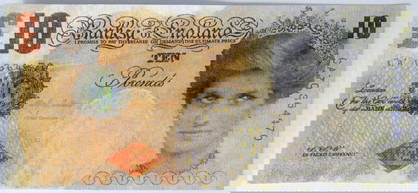 BANKSY 'DI-FACED' TENNER OFFSET LITHOGRAPH