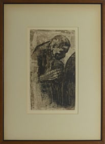 KATHE KOLLWITZ 'KARL LIEBKNECHT' ETCHING