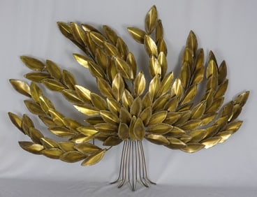 GEORGE A. FERRIO 'TREE OF LIFE' BRASS SCULPTURE