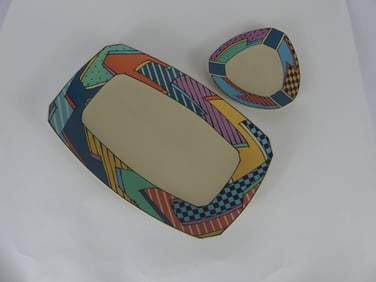 2pc DOROTHY HAFNER FOR ROSENTHAL STUDIO LINE