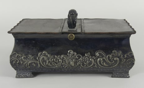 SIMPSON HALL & MILLER SILVERPLATE HUMIDOR BOX