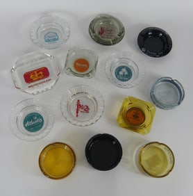 13pc VEGAS CASINO ASHTRAYS